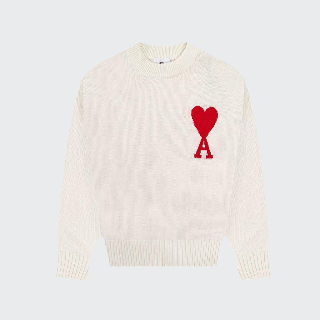 Heart Patch Sweater Women