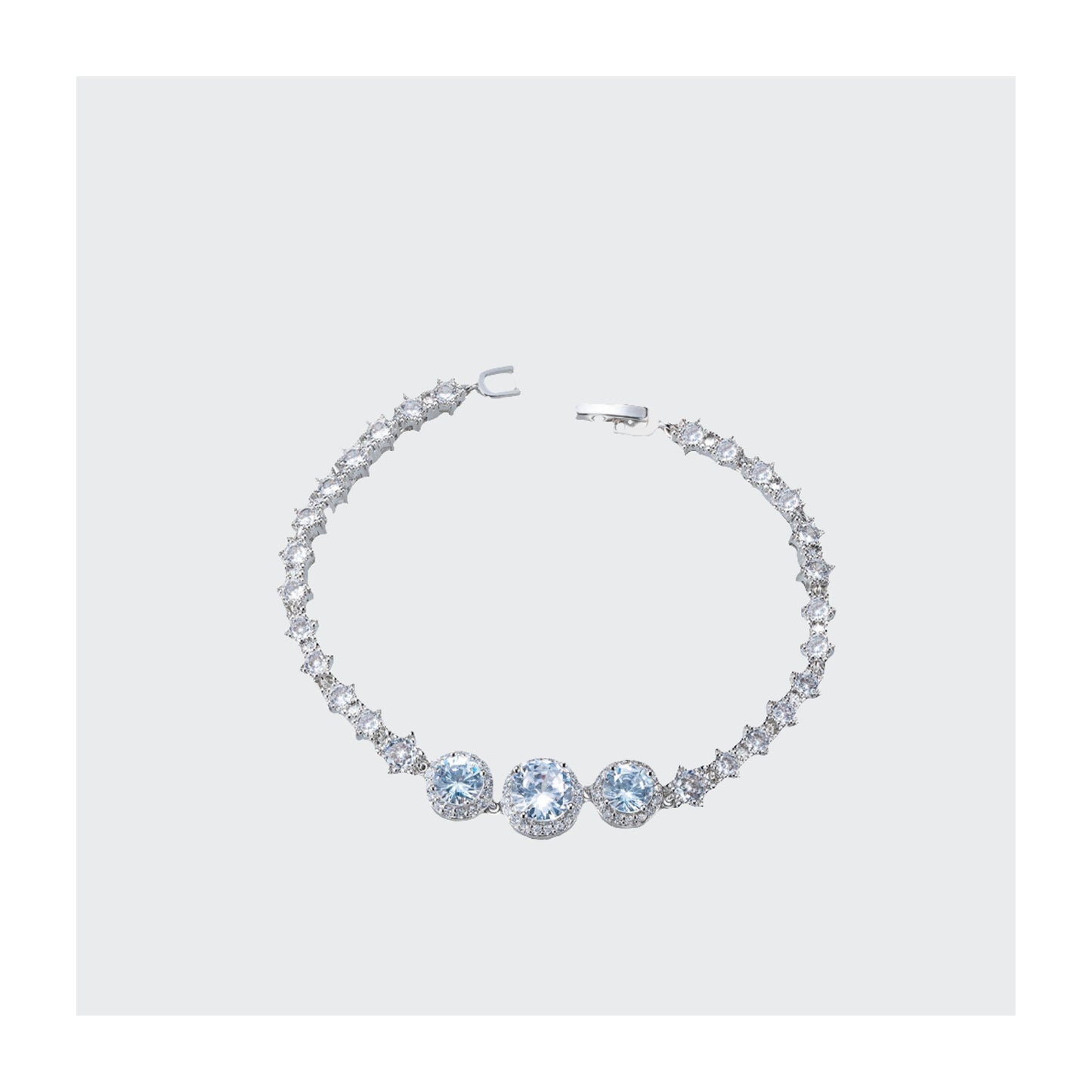 Diamond Bracelet - Silber