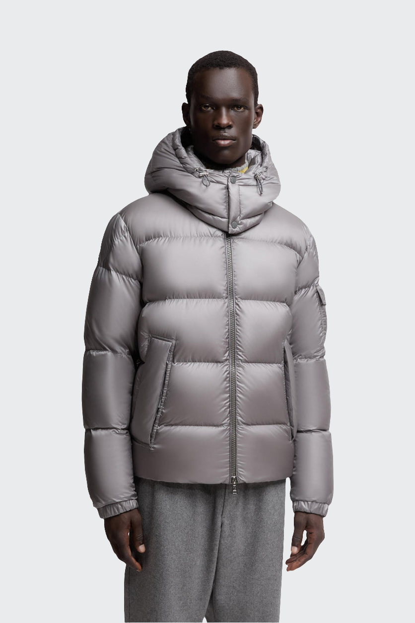 Daunenjacke mit Seitenpatch