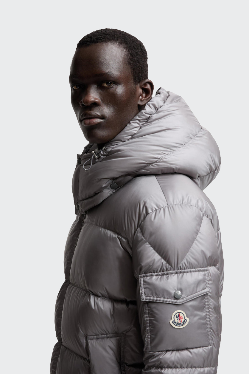 Daunenjacke mit Seitenpatch