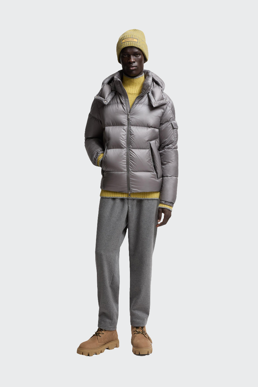Daunenjacke mit Seitenpatch