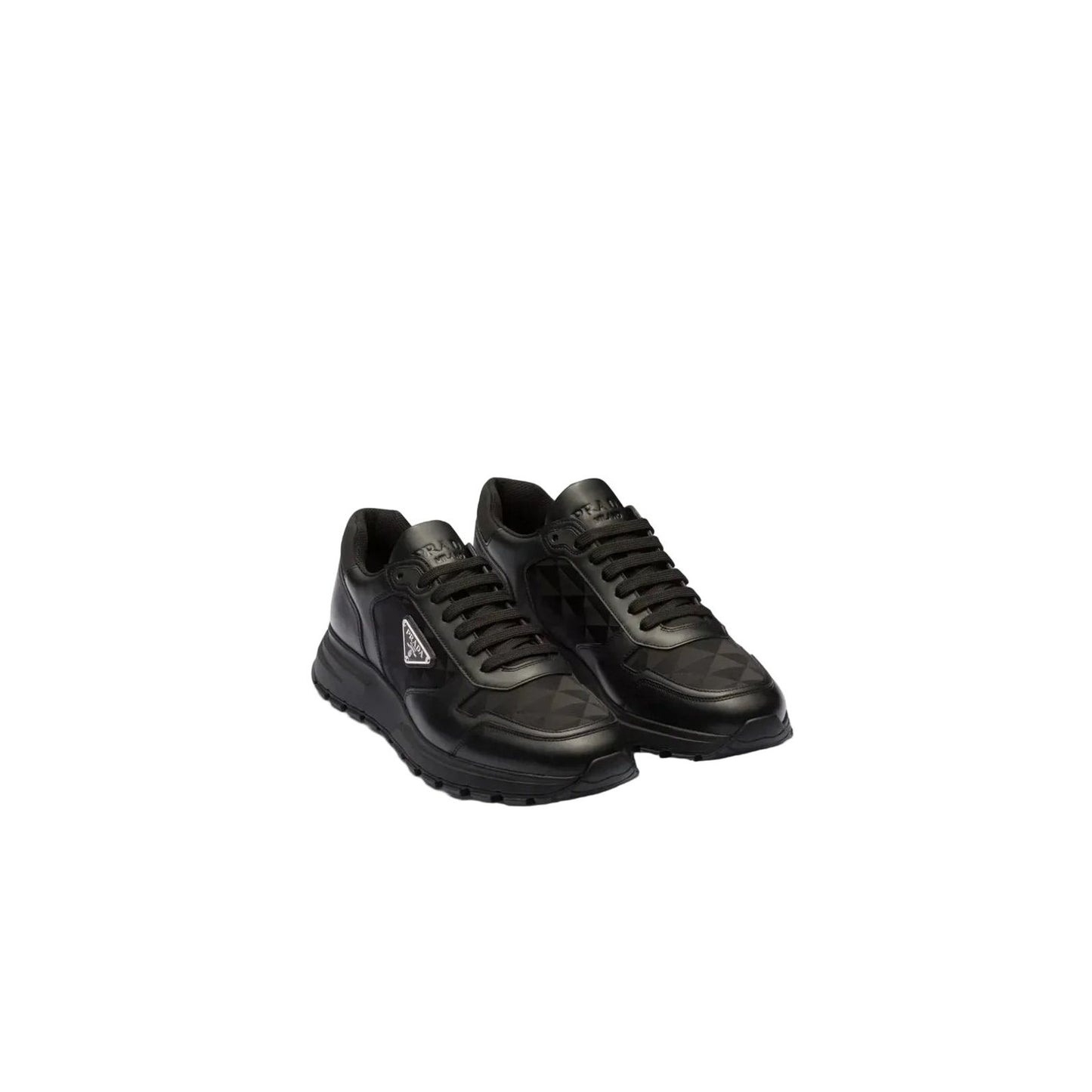 Leder-Nylon Sneaker