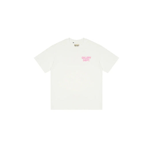 Distressed Print Tee Pink