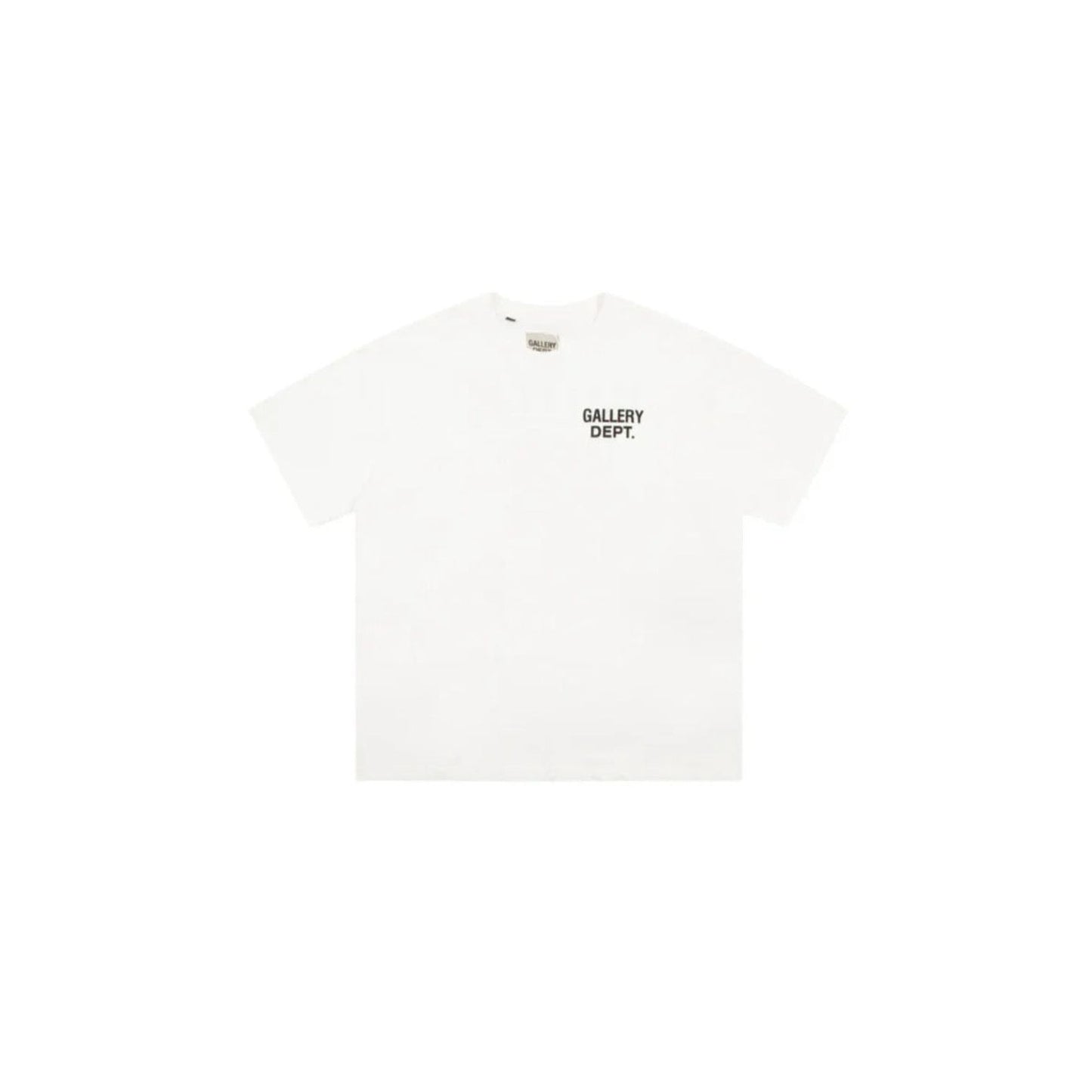 Distressed Print Tee Schwarz