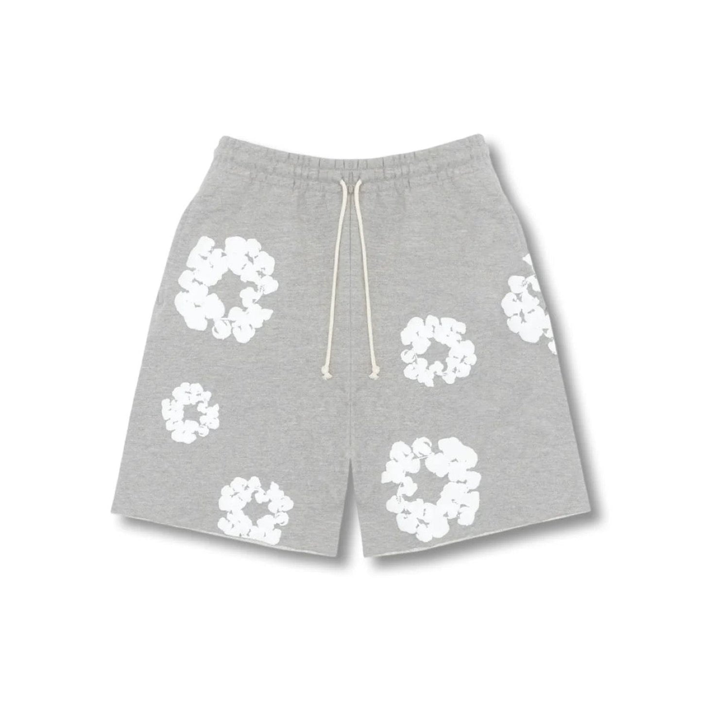 Flower Shorts Grey