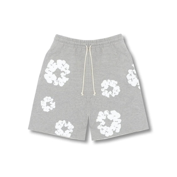 Flower Shorts Grey