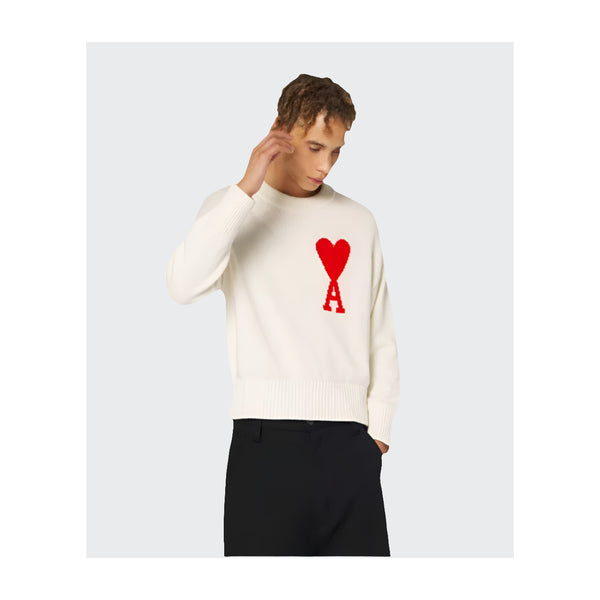 Heart Patch Sweater Men