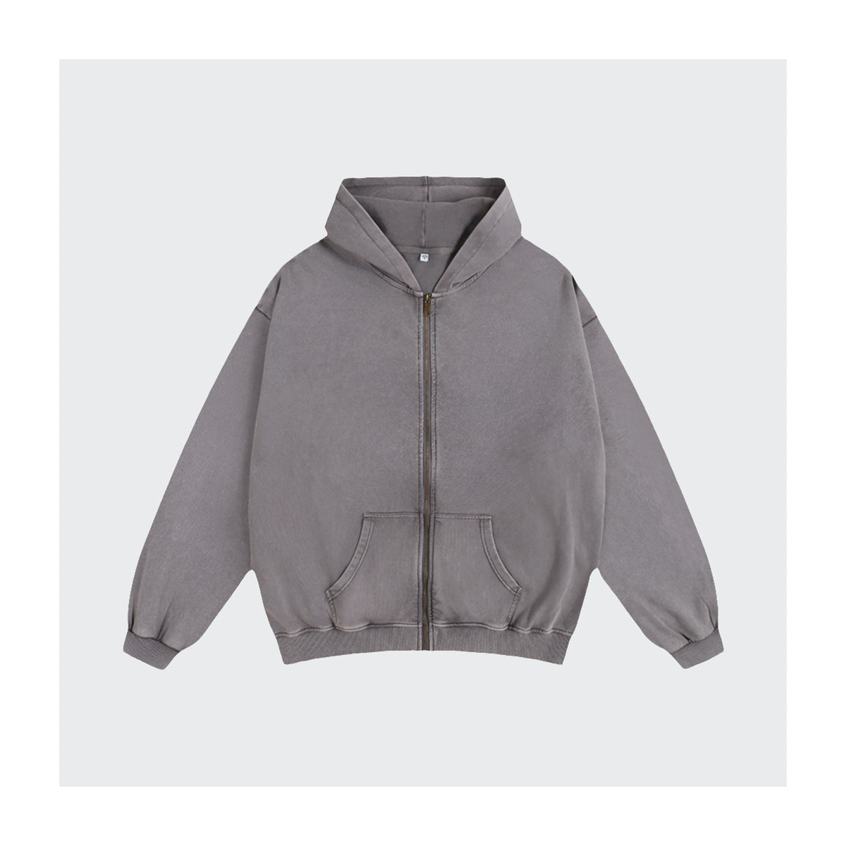 Washed Zipper