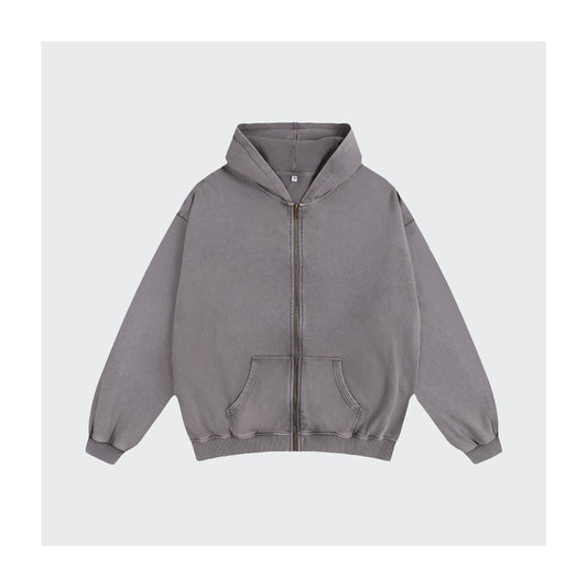 Washed Zipper