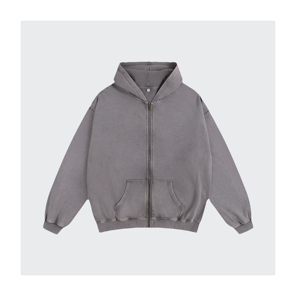 Washed Zipper