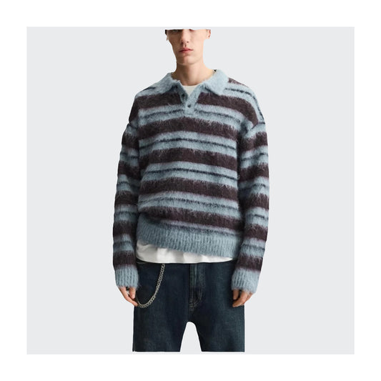 Strick-Poloshirt
