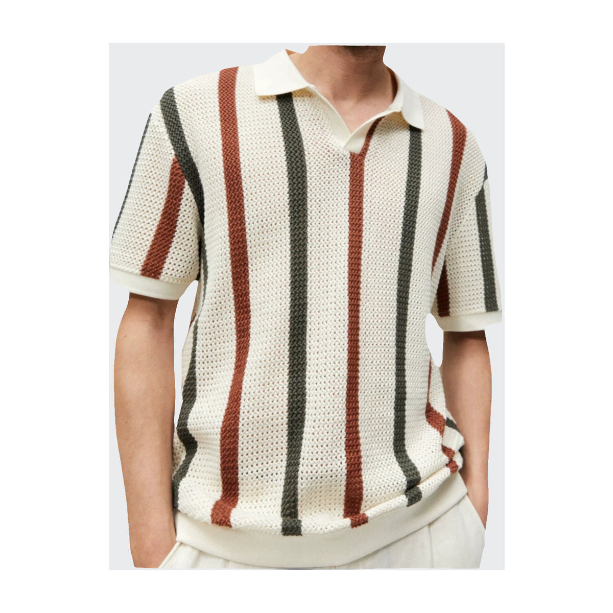 Strick Polohemd