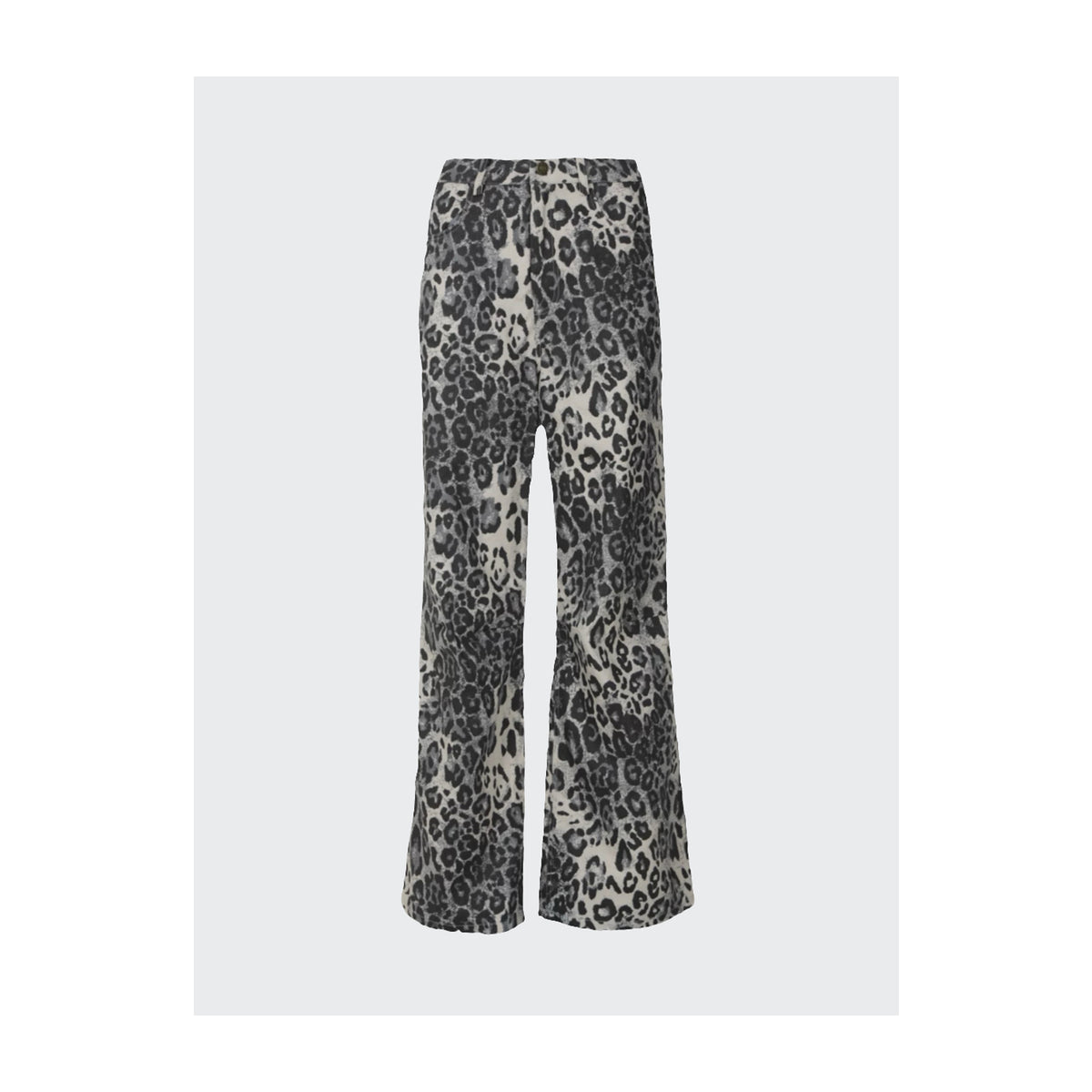 Leopard Denim Jeans