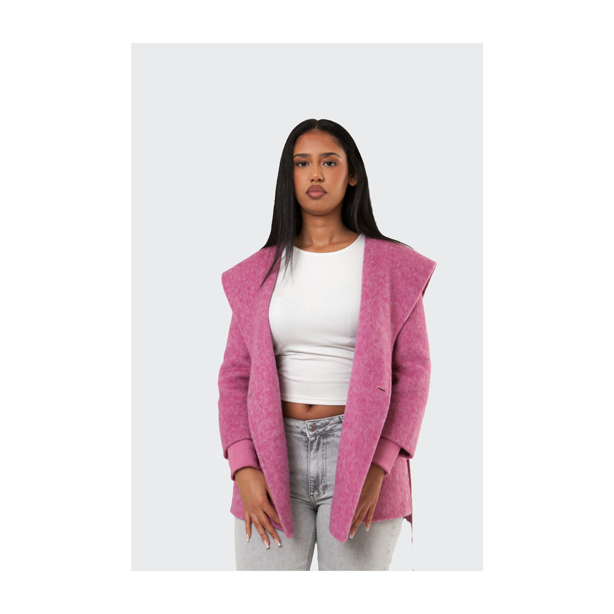Shawl Collar Cashmere Coat