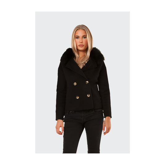 Double Button Cashmere Coat