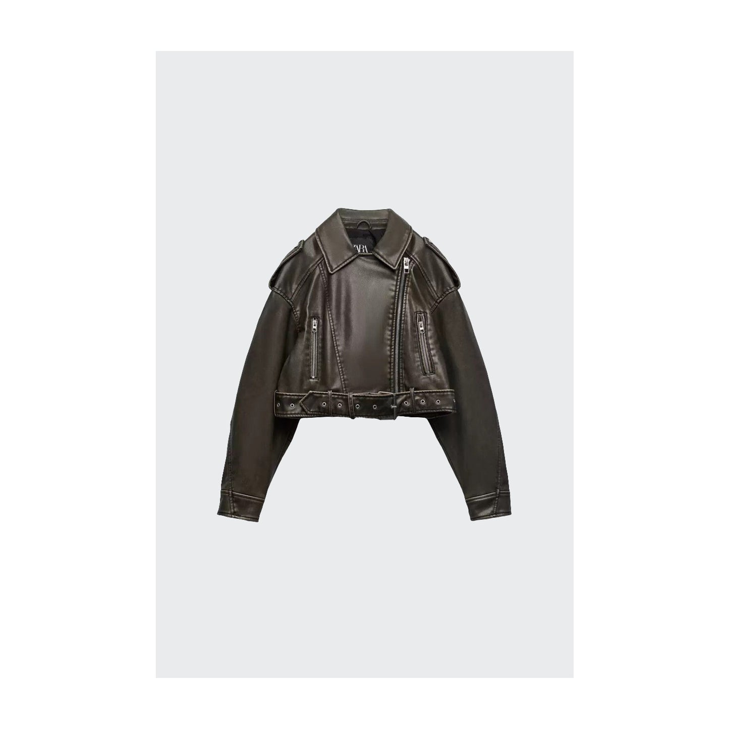 Virale Lederjacke