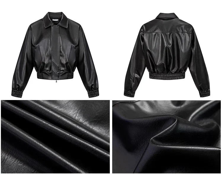 Lederjacke