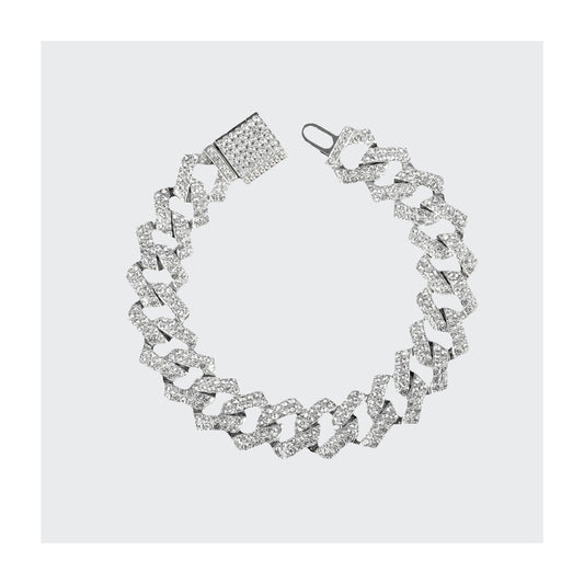 Iced Out Bracelet - Silber