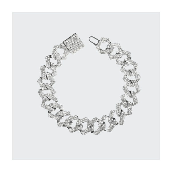 Iced Out Bracelet - Silber