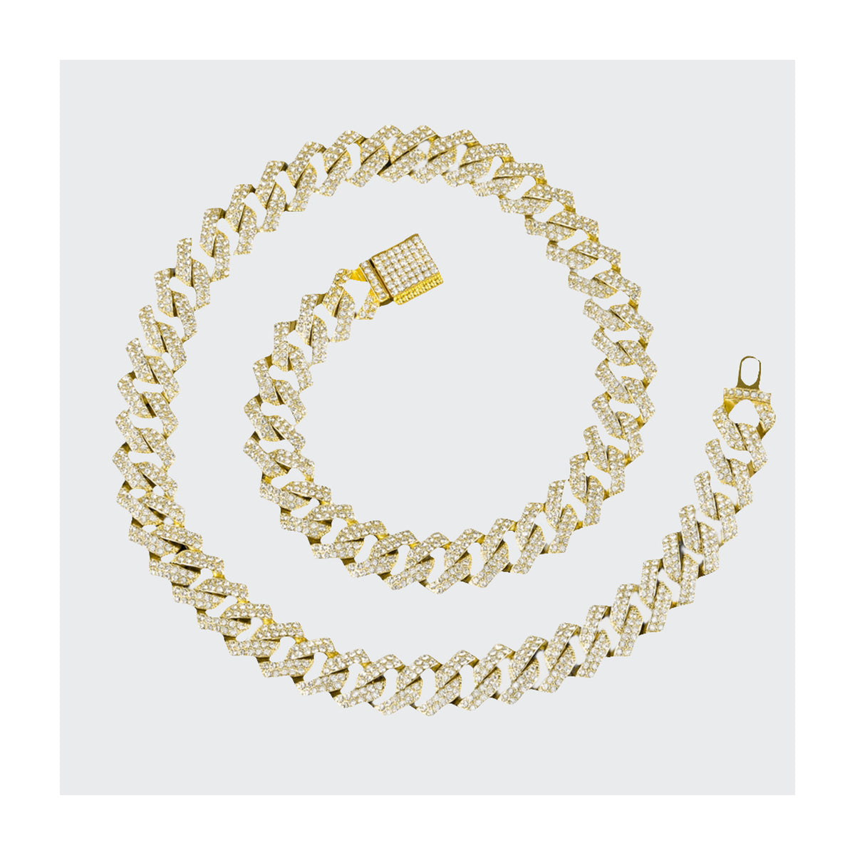 Iced Out Chain - Gold