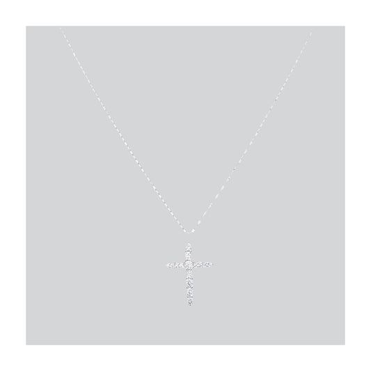 Kreuzkette - Silber