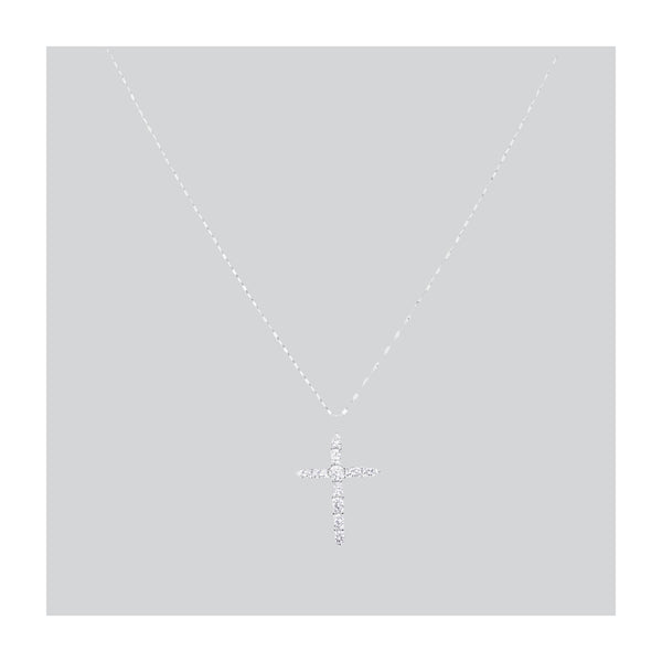 Kreuzkette - Silber
