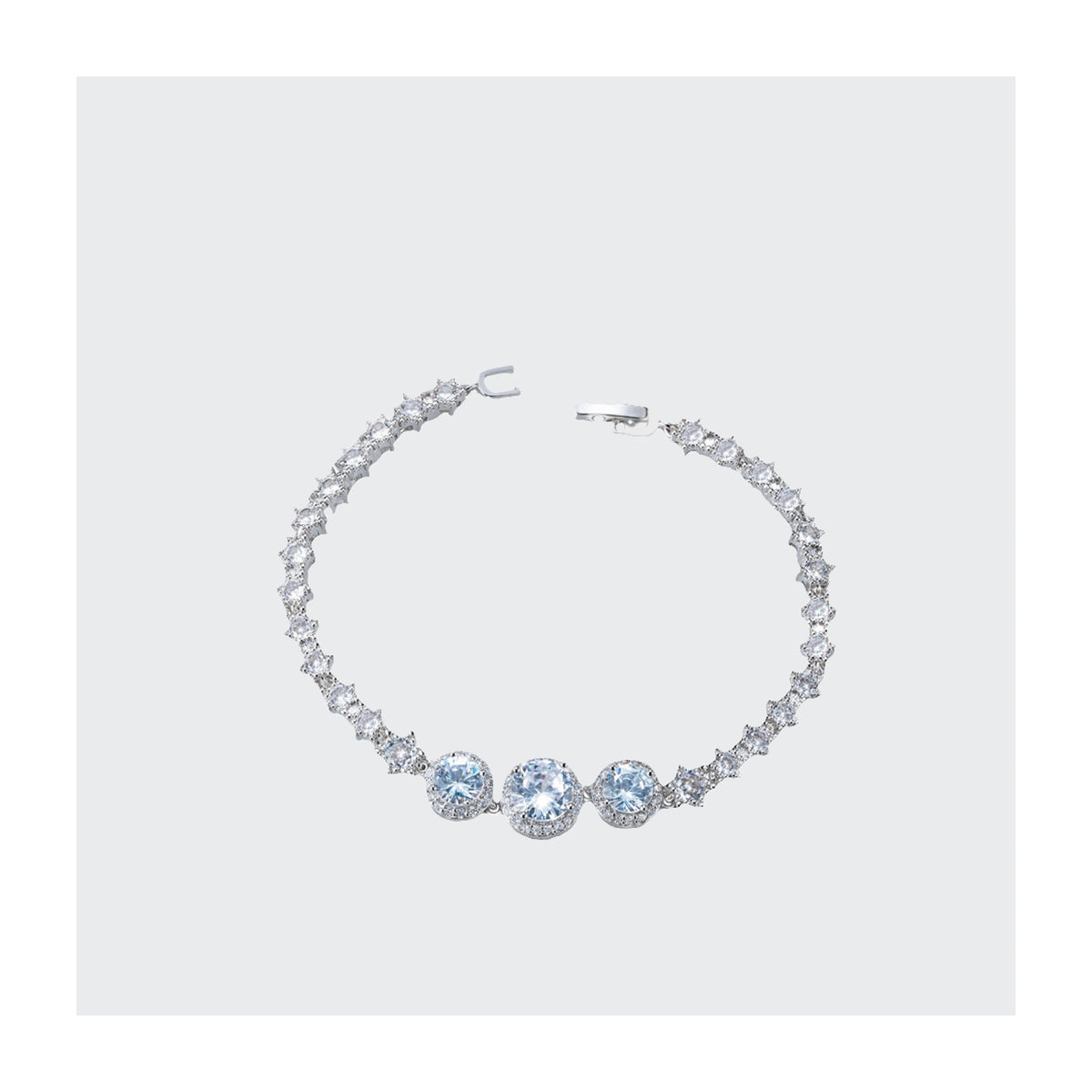 Diamond Bracelet - Silber